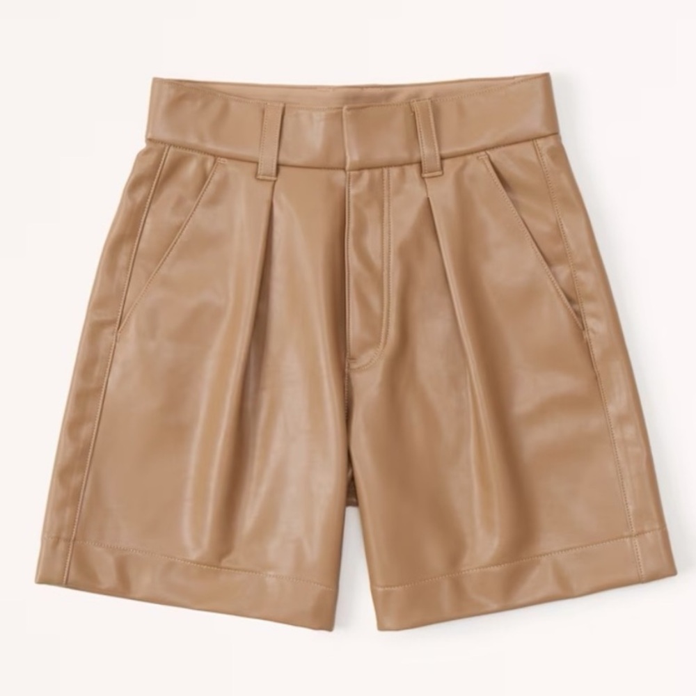 Abercrombie & Fitch Vegan Leather Shorts size small